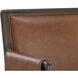 Mauti 38.75 inch Brown / Shalimar Tobacco Leather Counter Stool